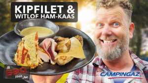 BBQ recept voor Gevulde kipfilet met witlof ham-kaas _ Ik BBQ voor jou